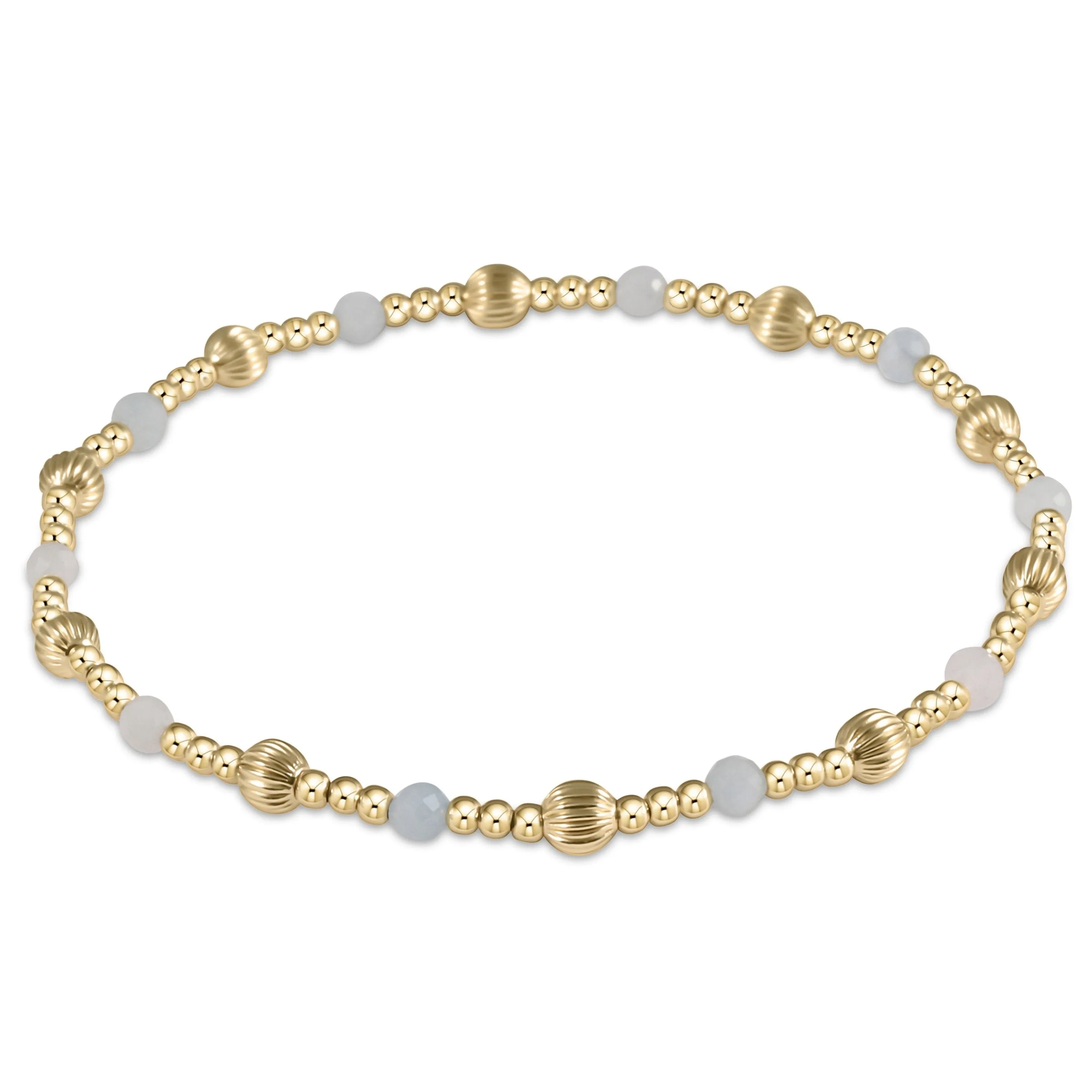 Dignity Sincerity Pattern 4mm Gemstone Bracelet