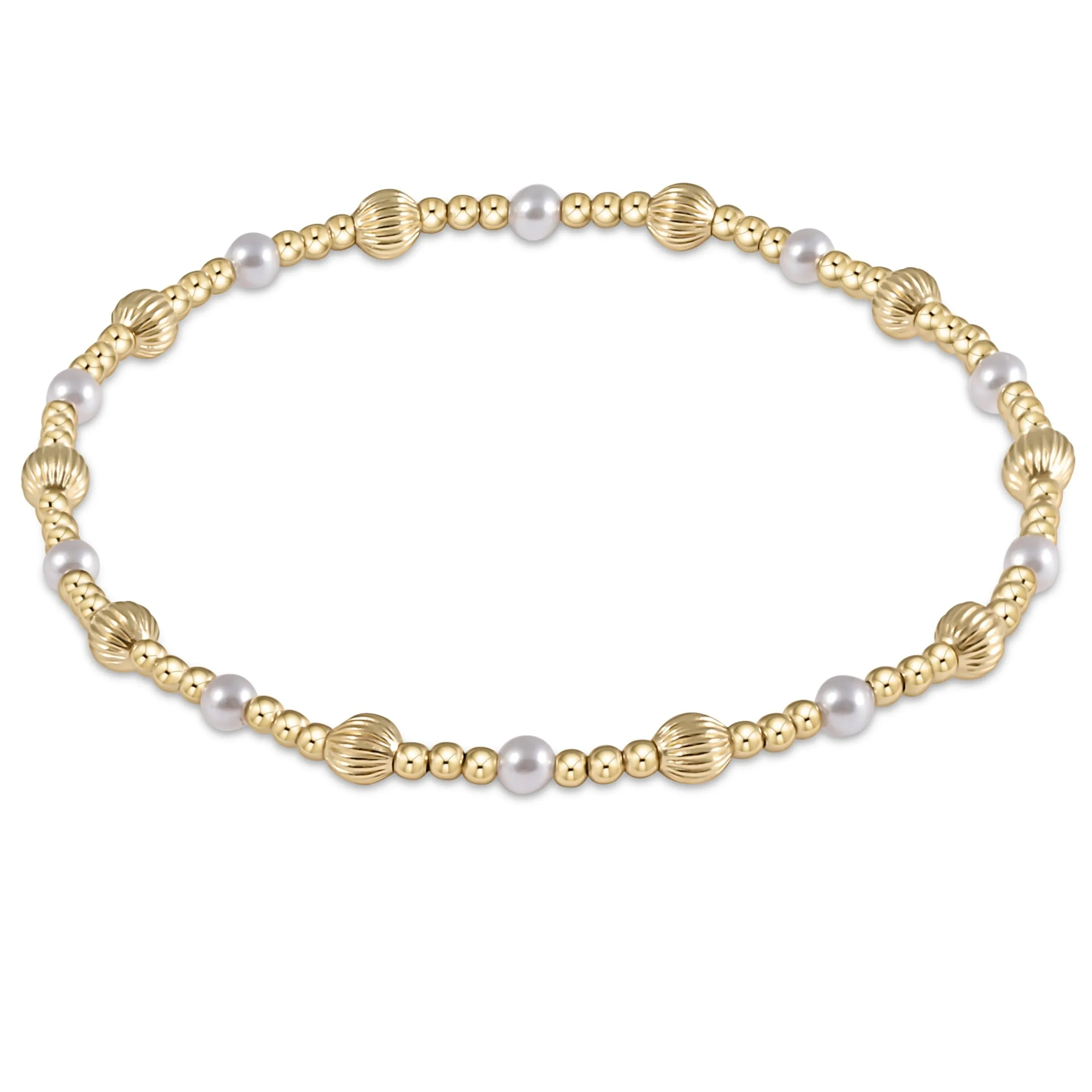 Dignity Sincerity Pattern 4mm Gemstone Bracelet