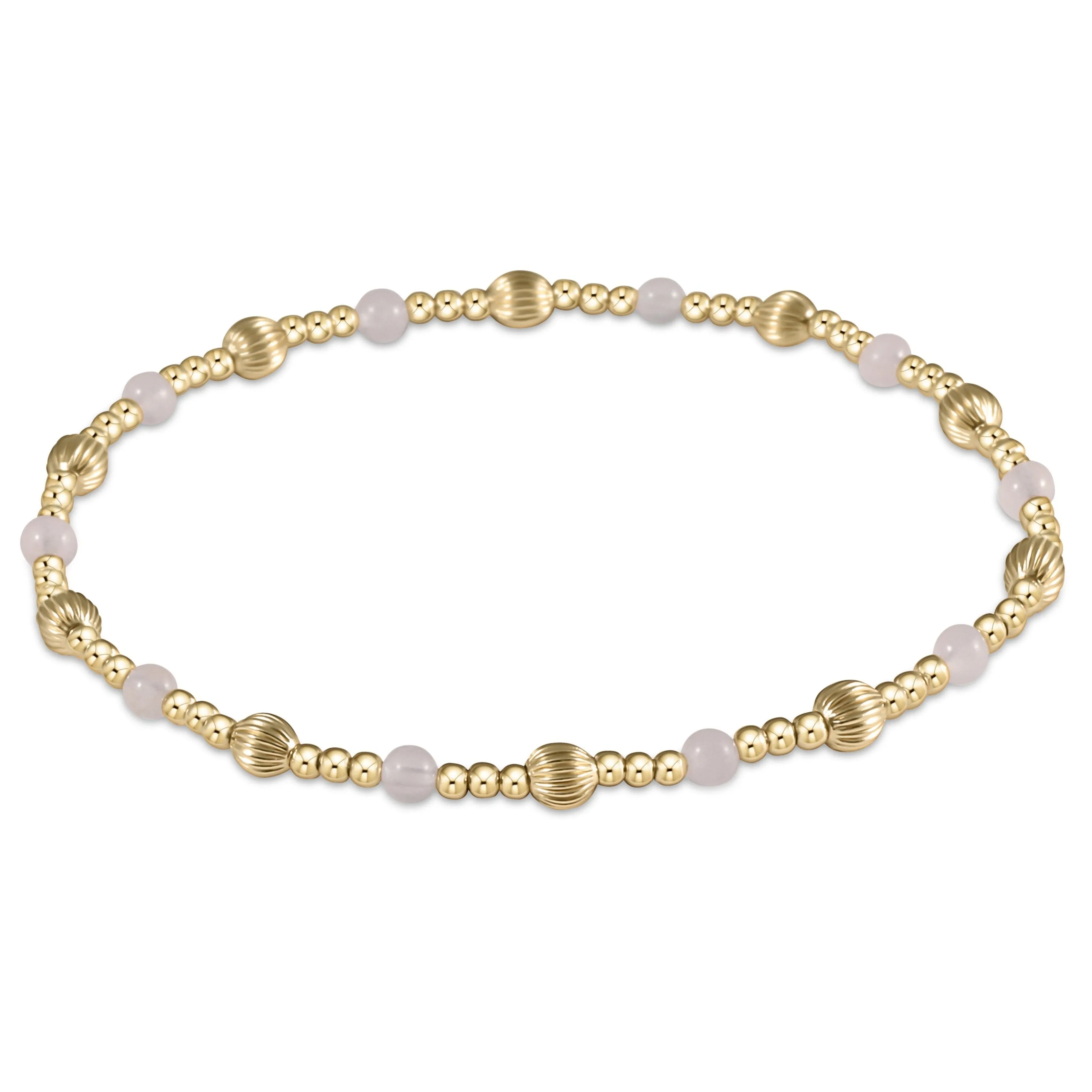 Dignity Sincerity Pattern 4mm Gemstone Bracelet
