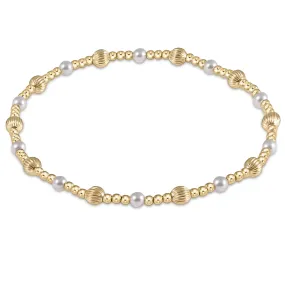Dignity Sincerity Pattern 4mm Gemstone Bracelet