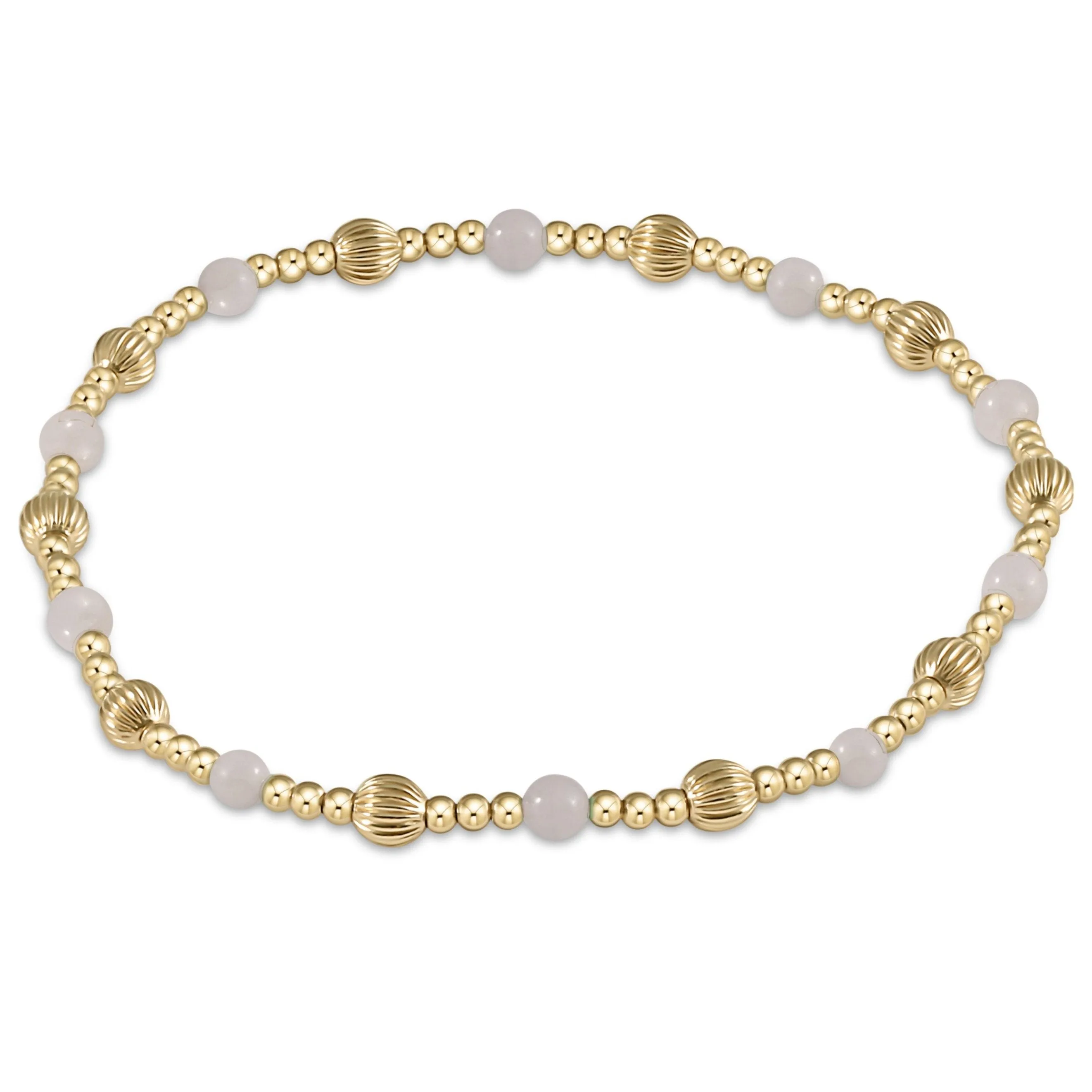 Dignity Sincerity Pattern 4mm Gemstone Bracelet