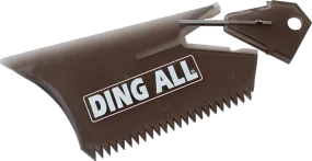 Ding All Wax Comb w/ Fin Key