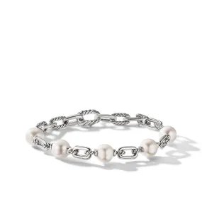 DY Madison Pearl Chain Bracelet in Sterling Silver