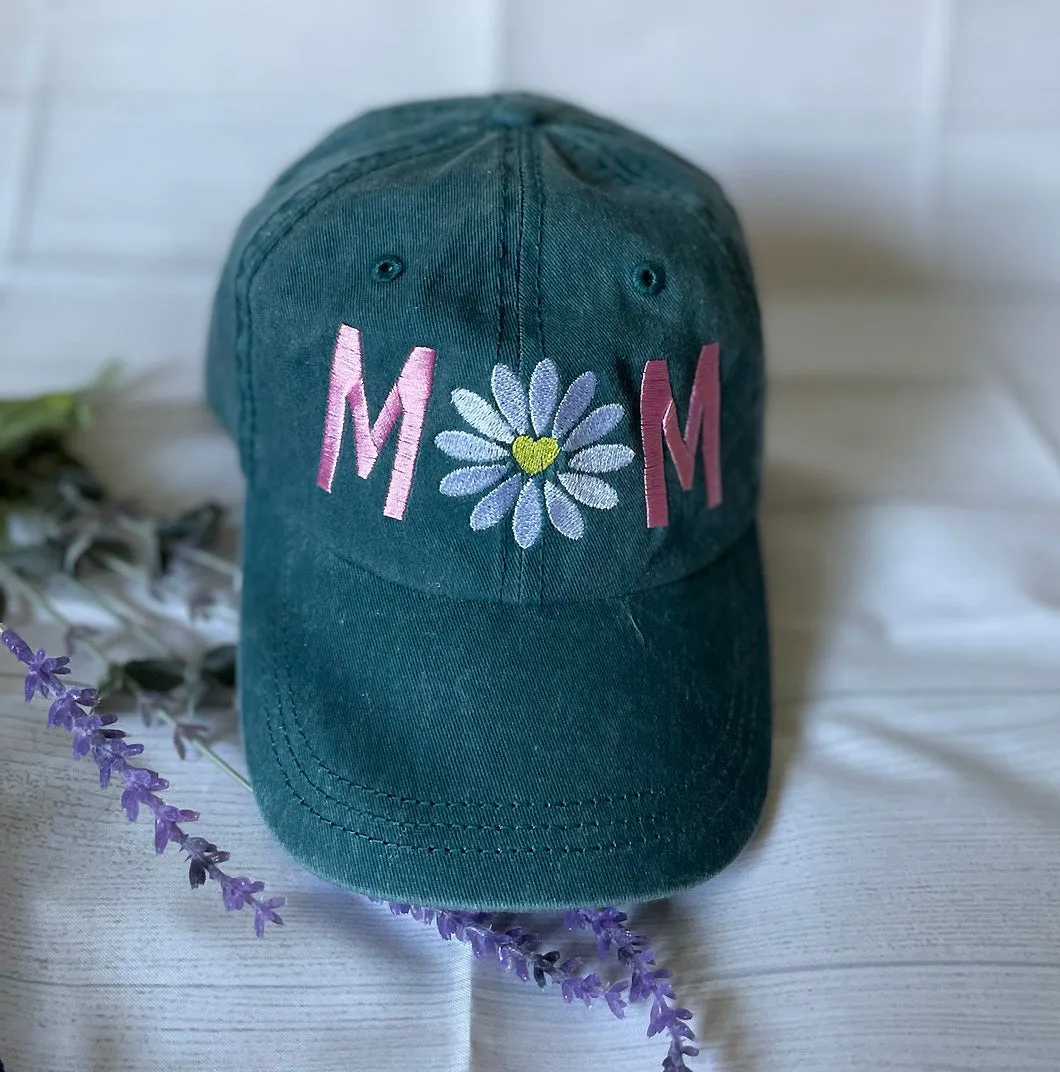 Embroidered Daisy Mama , cool mom sweatshirt, expecting mother gifts, mom cap