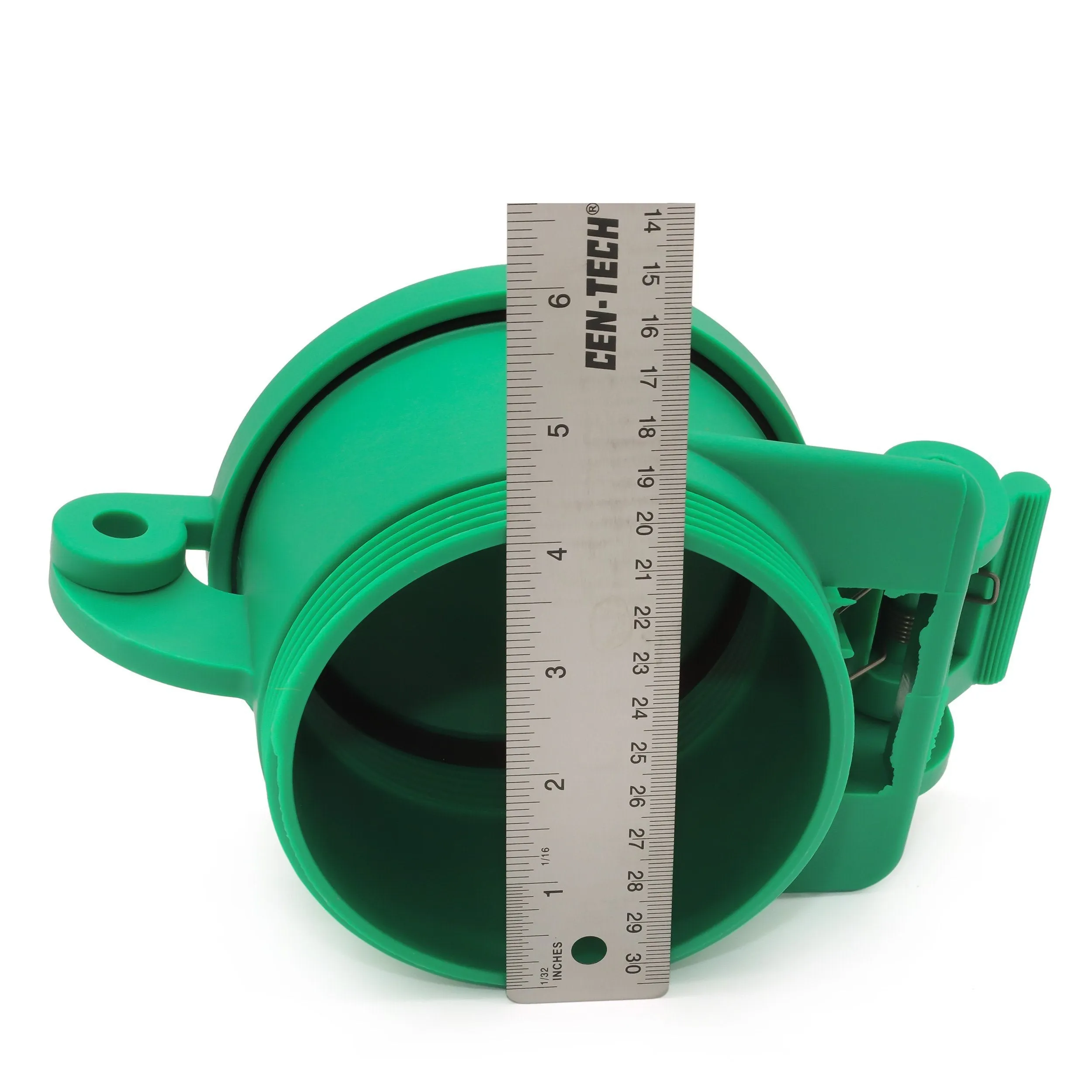 Enviro Design Products: FootLoose RV Site Sewer Cap, 4" Orange Male