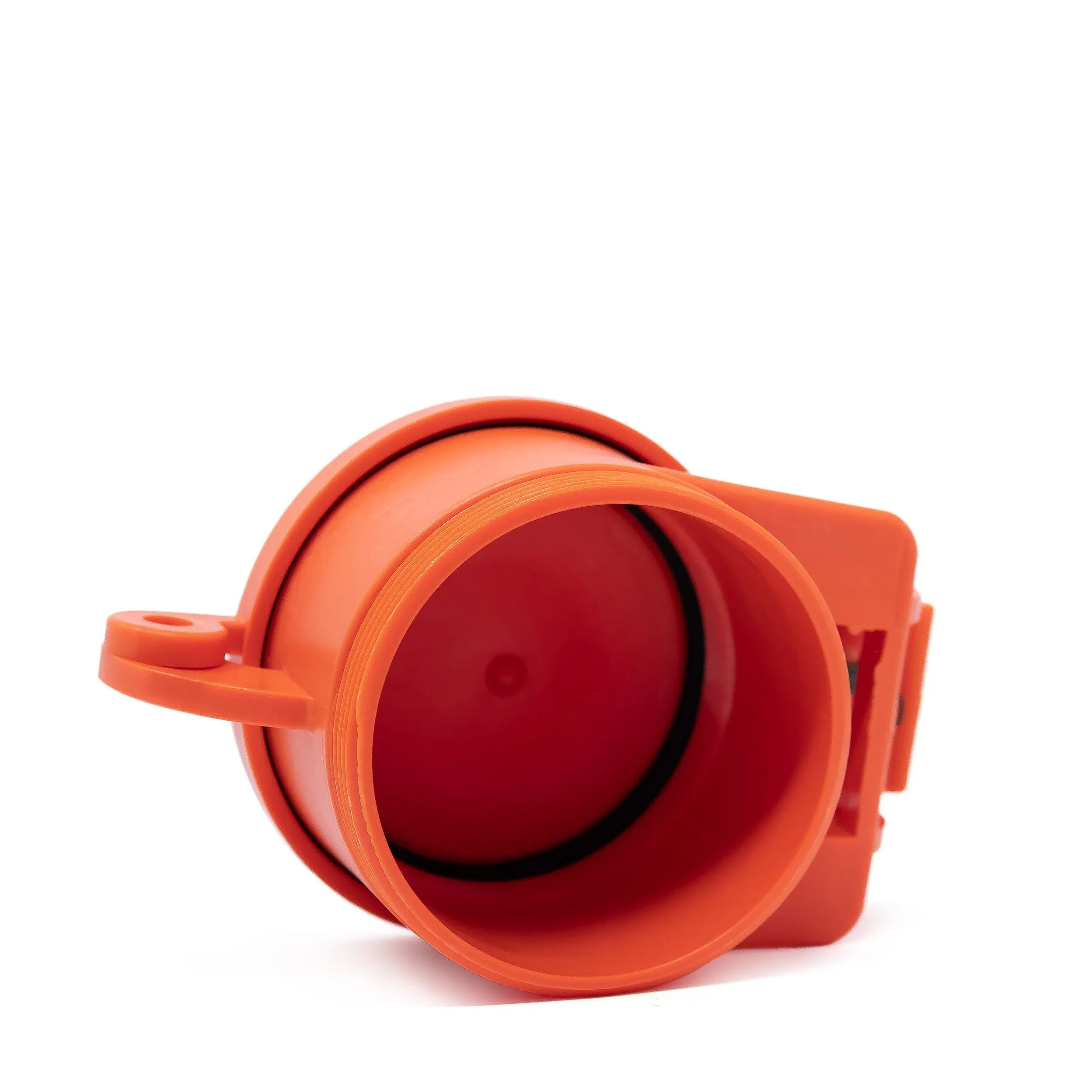 Enviro Design Products: FootLoose RV Site Sewer Cap, 4" Orange Male