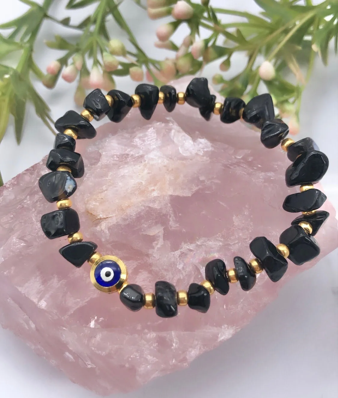 Evil Eye Gemstone Bracelet