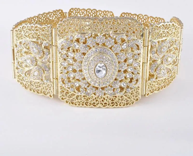 Exquisite Gold Rhinestone Belt - Perfect Gift for Any Occasion