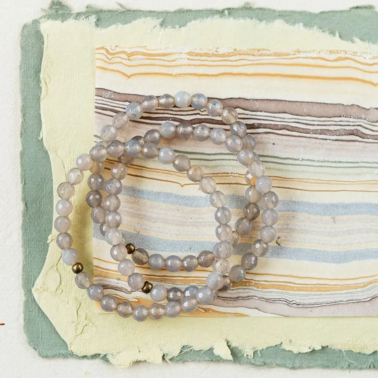 Faceted Gemstone Bracelet