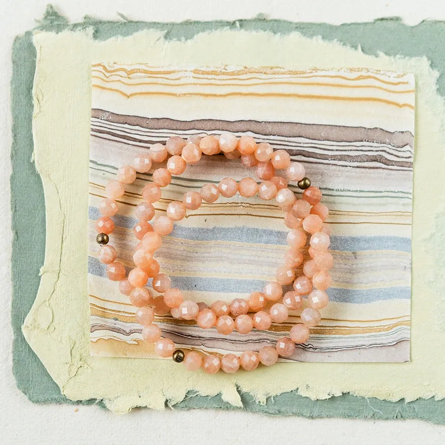 Faceted Gemstone Bracelet
