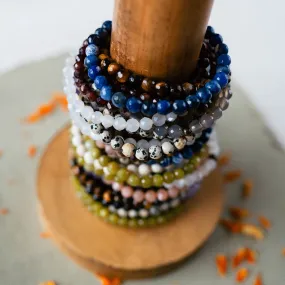 Faceted Gemstone Bracelet