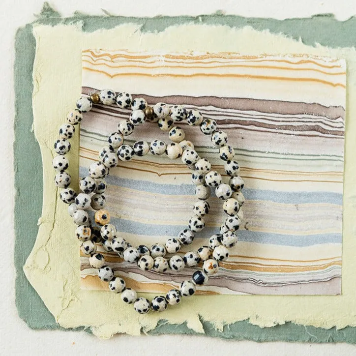 Faceted Gemstone Bracelet