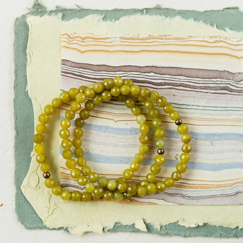 Faceted Gemstone Bracelet