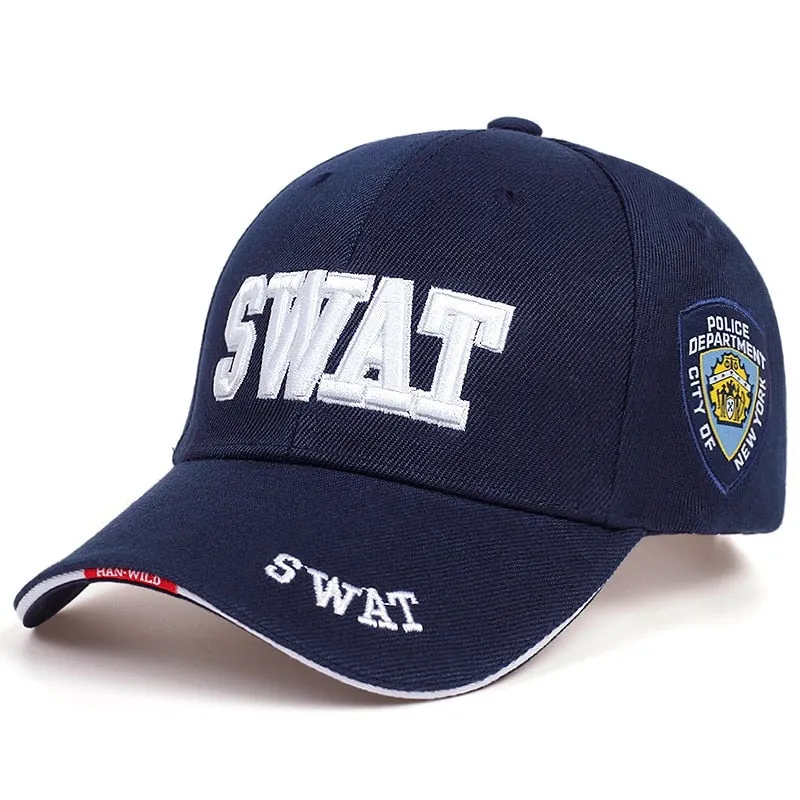 Fashion Men Tactical Cap SWAT Baseball Caps Cotton Snapback Hat Adjustable Unisex Casual Hats Hip Hop Trucker Caps Gorras