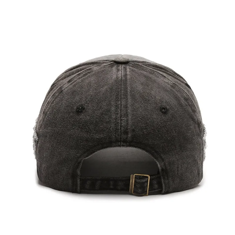 Fashion Unisex Baseball Caps Retro Cotton Snapback Hat for Men Women Casual Adjustable Trucker Cap Bone Casquette
