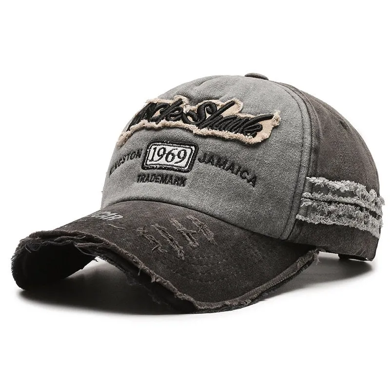 Fashion Unisex Baseball Caps Retro Cotton Snapback Hat for Men Women Casual Adjustable Trucker Cap Bone Casquette
