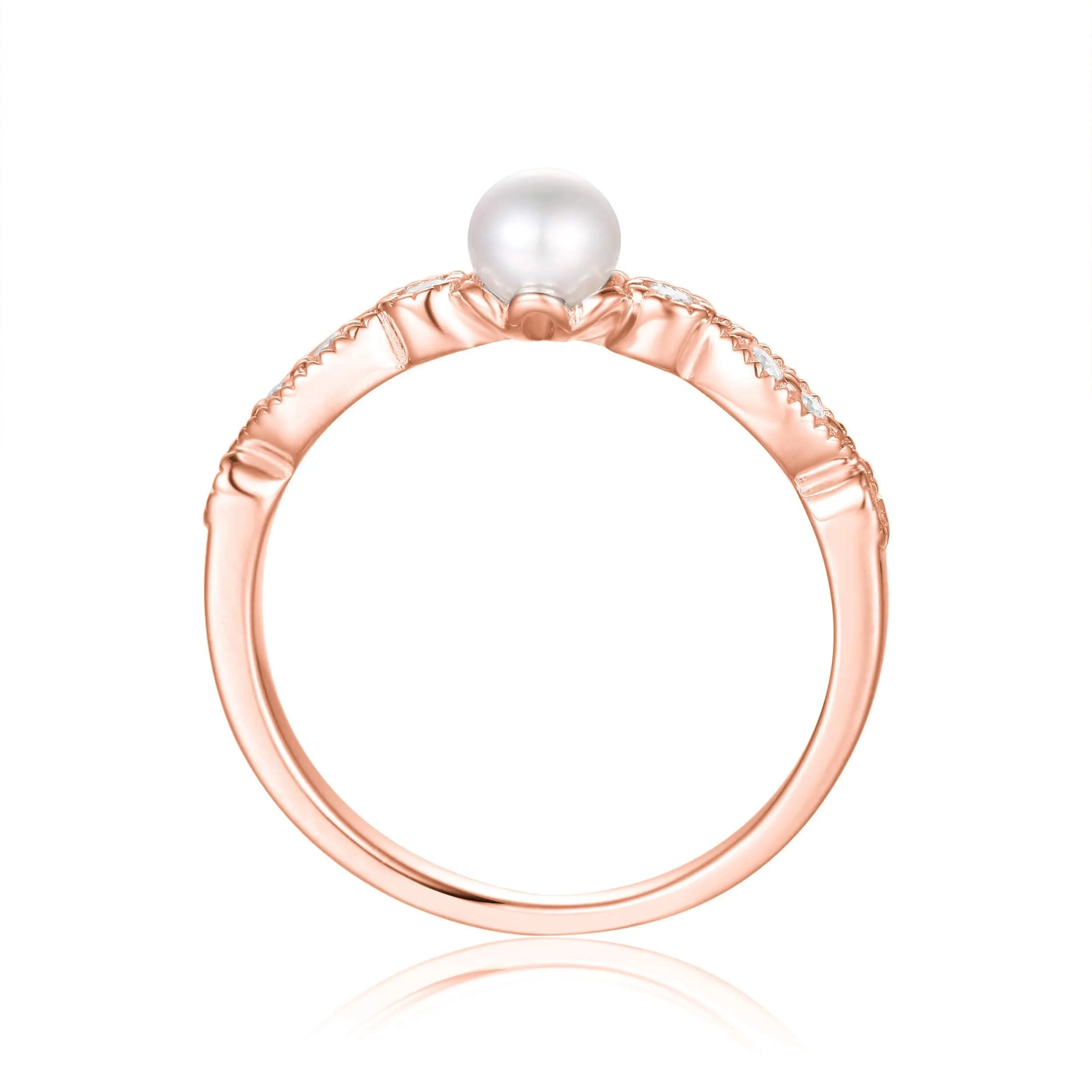 Fresh Water Round Pearl Ring