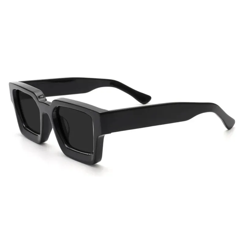 Gatenac Unisex Full Rim Square Polarized Acetate Sunglasses Mo19