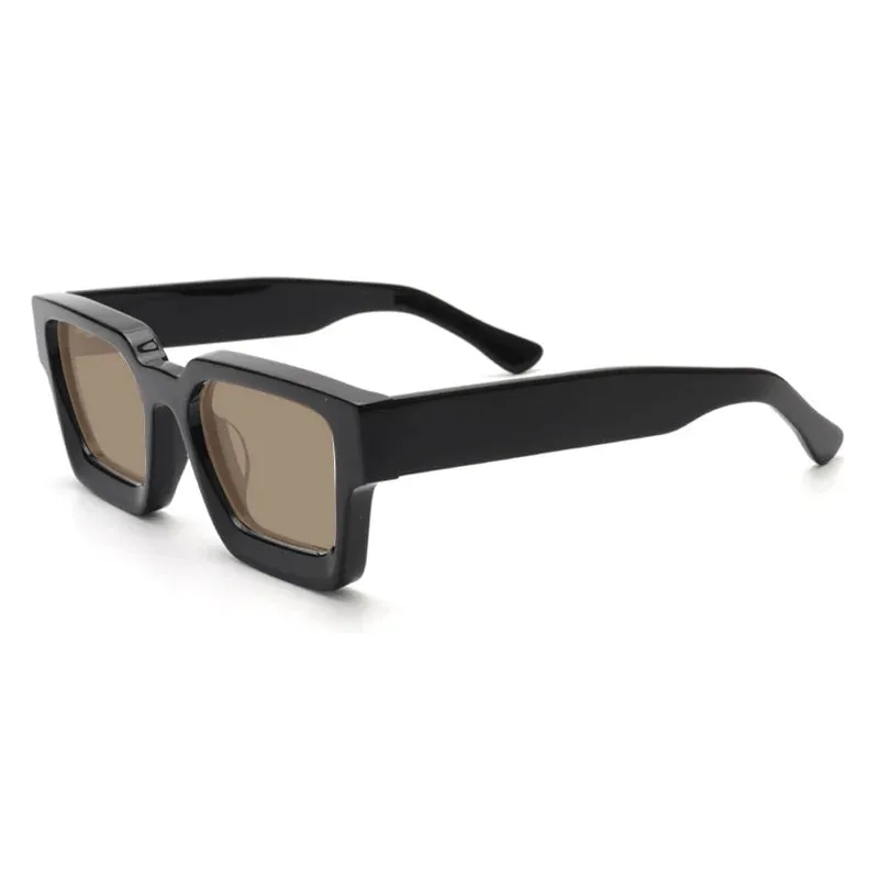 Gatenac Unisex Full Rim Square Polarized Acetate Sunglasses Mo19