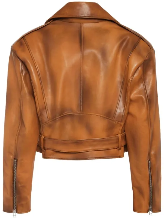 Giuseppe Di Morabito   Leather biker jacket 