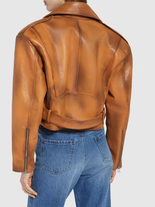 Giuseppe Di Morabito   Leather biker jacket 