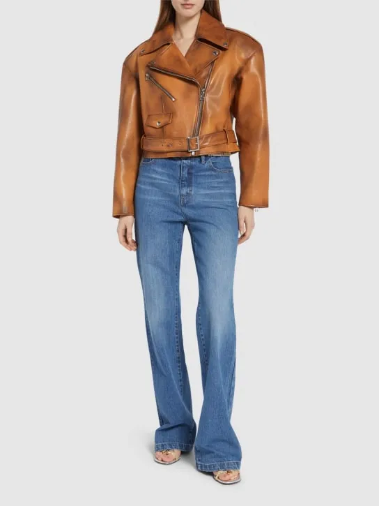 Giuseppe Di Morabito   Leather biker jacket 
