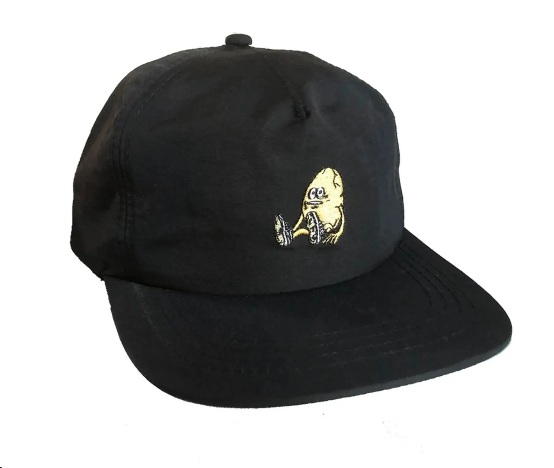 Heroin Skateboards The Egg Nylon Snapback Cap - Black