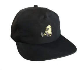 Heroin Skateboards The Egg Nylon Snapback Cap - Black