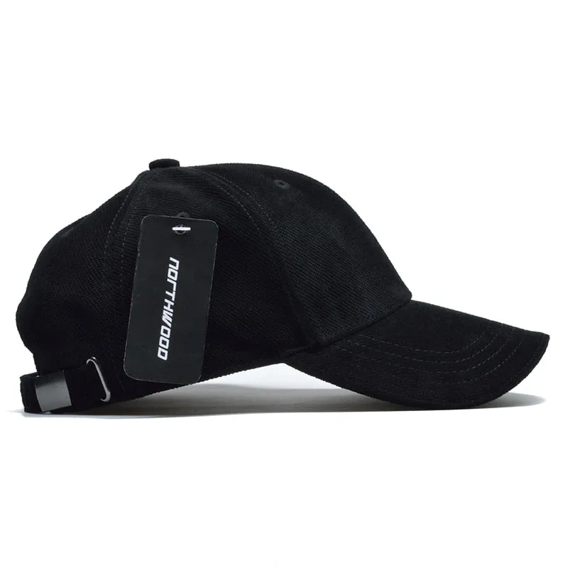 High Quality 100% Cotton Men's Brand Caps Soild Baseball Cap Women Unisex Snapback Hats Bone Masculino Trucker Cap
