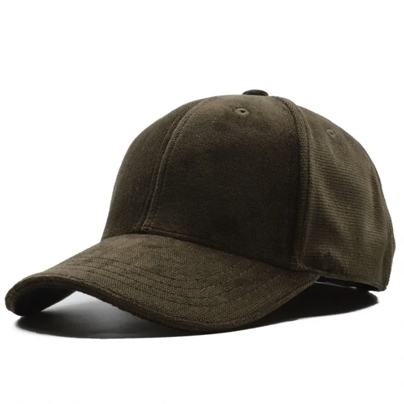High Quality 100% Cotton Men's Brand Caps Soild Baseball Cap Women Unisex Snapback Hats Bone Masculino Trucker Cap