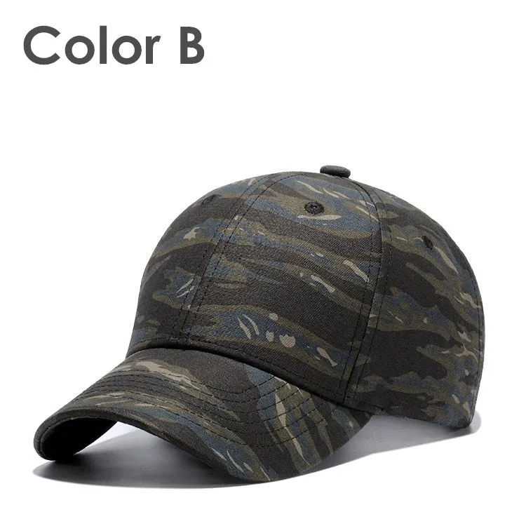 High Quality Camo Baseball Cap Men Camouflage Tactical Cap Bone Masculino Dad Hats For Men Bone Beisebol Trucker Cap