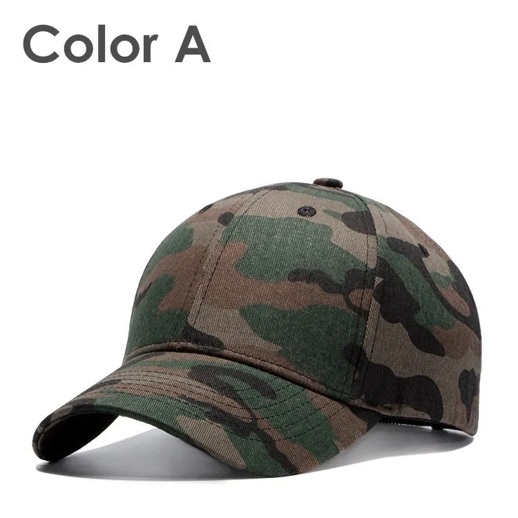 High Quality Camo Baseball Cap Men Camouflage Tactical Cap Bone Masculino Dad Hats For Men Bone Beisebol Trucker Cap