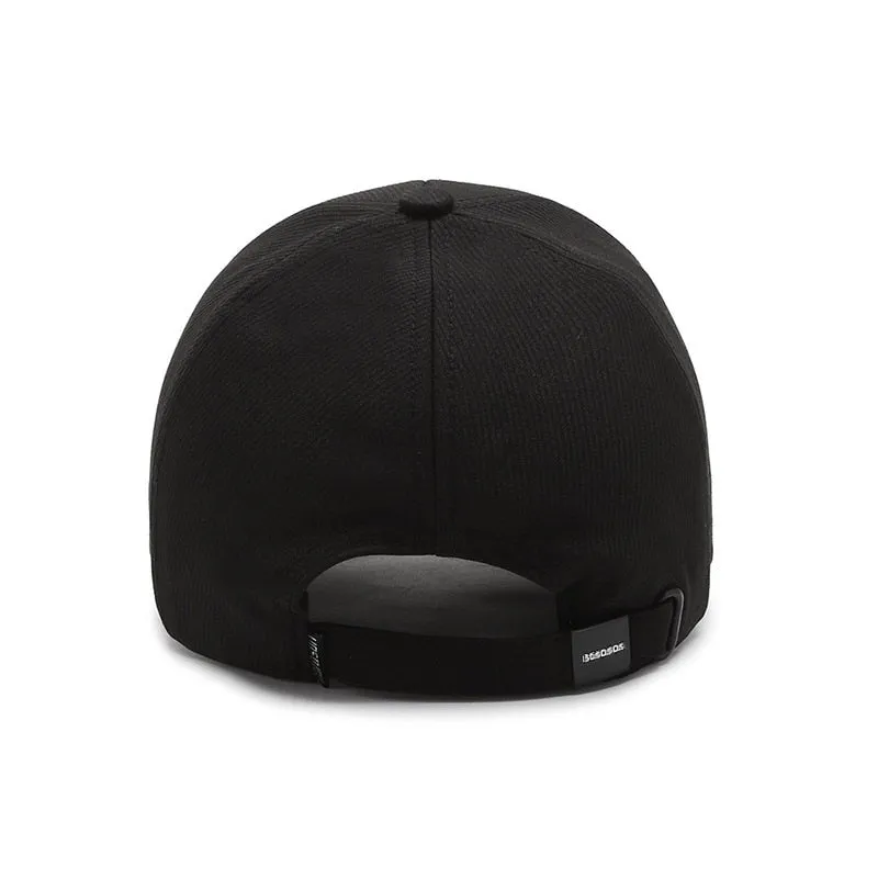 High Quality Cotton Baseball Cap For Men Solid Trucker Hat Gorras Hombre Adjustable Snapback Men's Baseball Caps