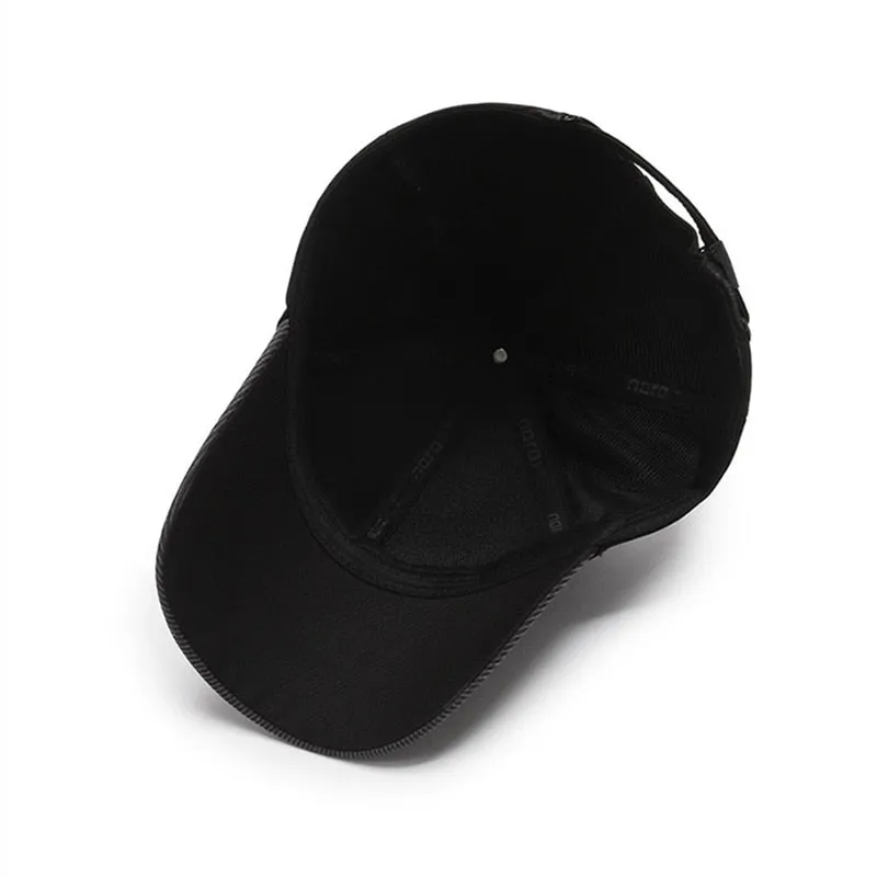 High Quality Cotton Baseball Cap For Men Solid Trucker Hat Gorras Hombre Adjustable Snapback Men's Baseball Caps