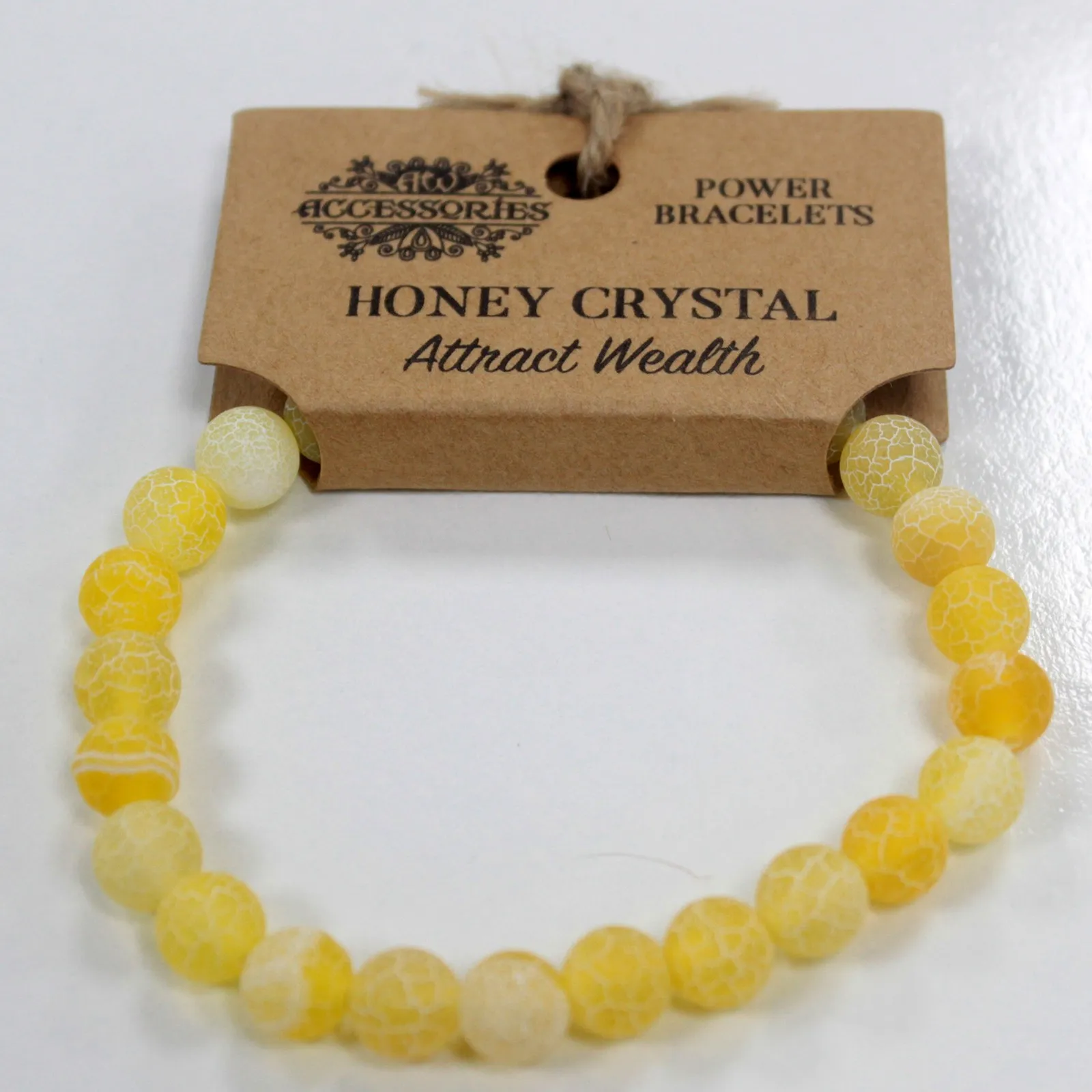 Honey Crystal Power Bracelet | Elegant Healing Crystal Jewelry