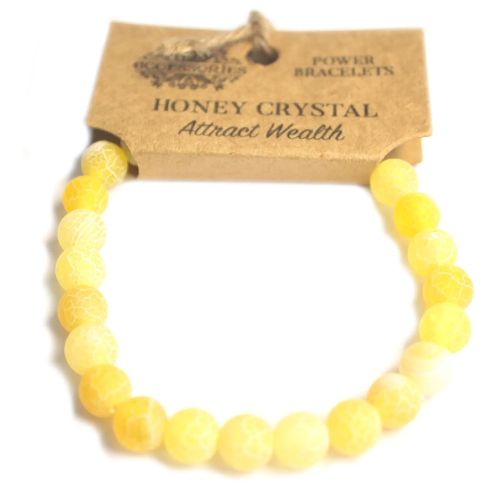 Honey Crystal Power Bracelet | Elegant Healing Crystal Jewelry