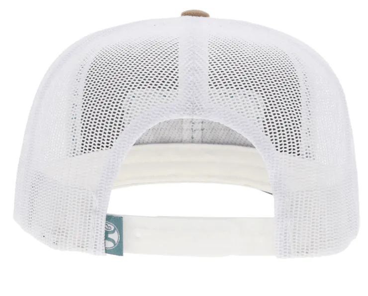 Hooey Horizon Tan & White Trucker Snapback Hat 2335T-TNWH