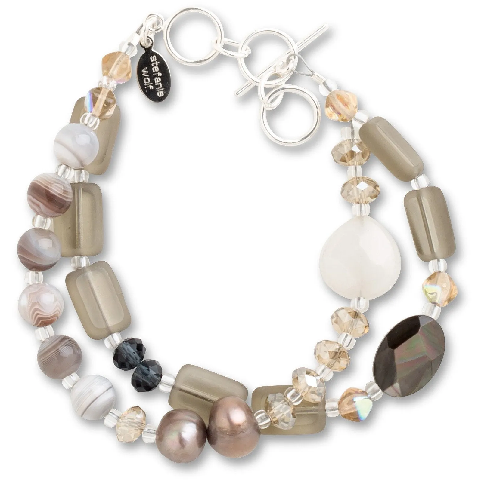 Island Fog Medley 2-Strand Bracelet