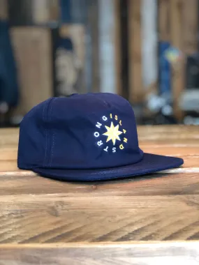 Island Star // 5 Panel Organic Cap - Navy