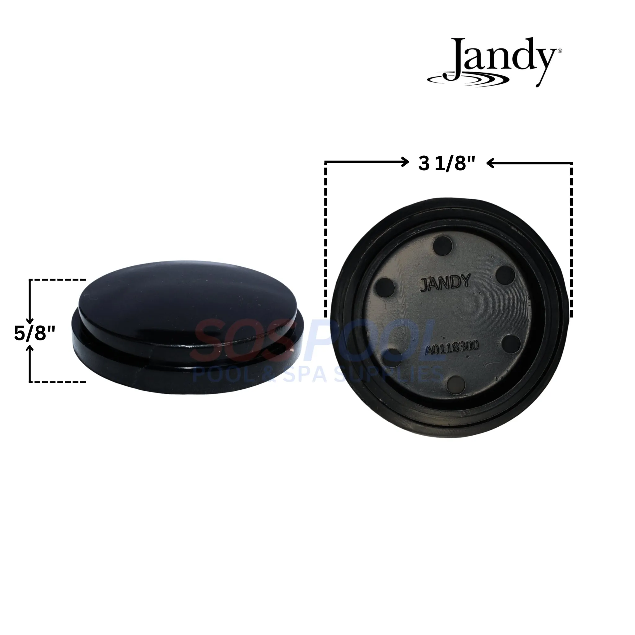 Jandy Drain Cap Assembly With O-Ring For DEV Filters | R0523000
