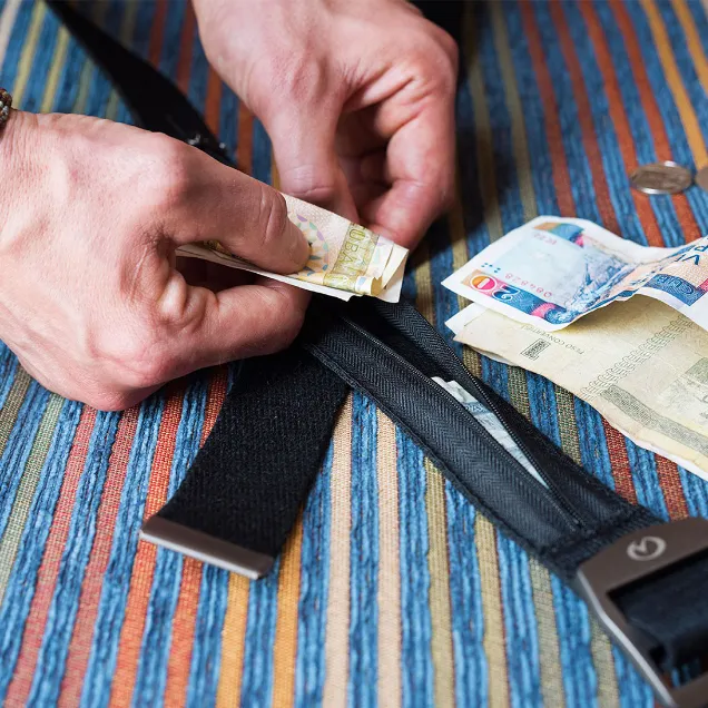 Lifeventure Money Belt Black | Buy Lifeventure Money Belt Black here | Outnorth