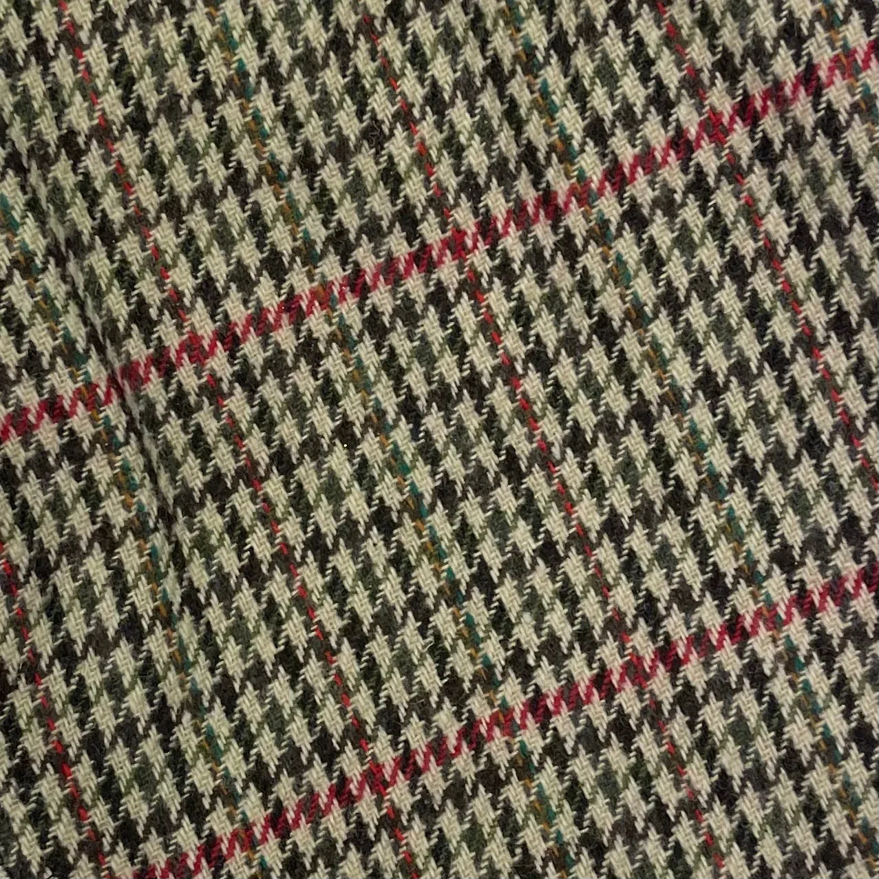 Linney - County Flat Cap - Wool Blend Tweed - BrownOlive/Red