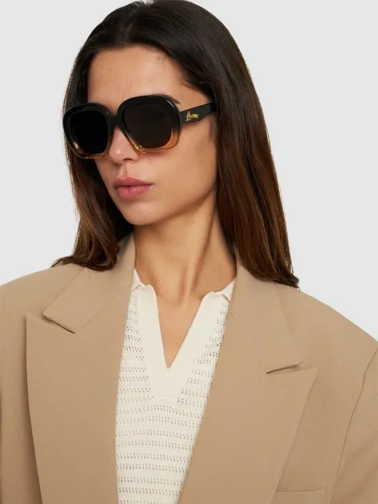 Loewe   Curvy acetate sunglasses 