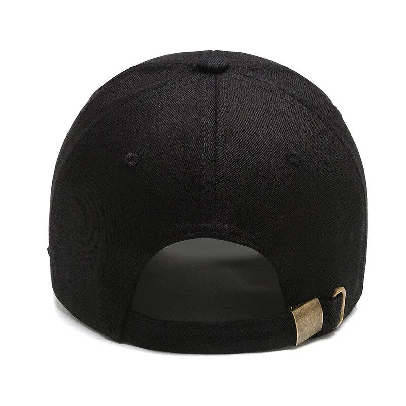 Long Brim Golf Black Cap Quality Brand Summer Men's Baseball Cap Solid Dad Hat For Women Gorro Snapback Bone Casquette