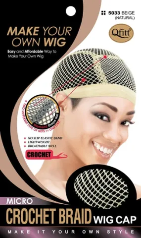 M&M Headgear Crochet Micro Braid Wig Cap