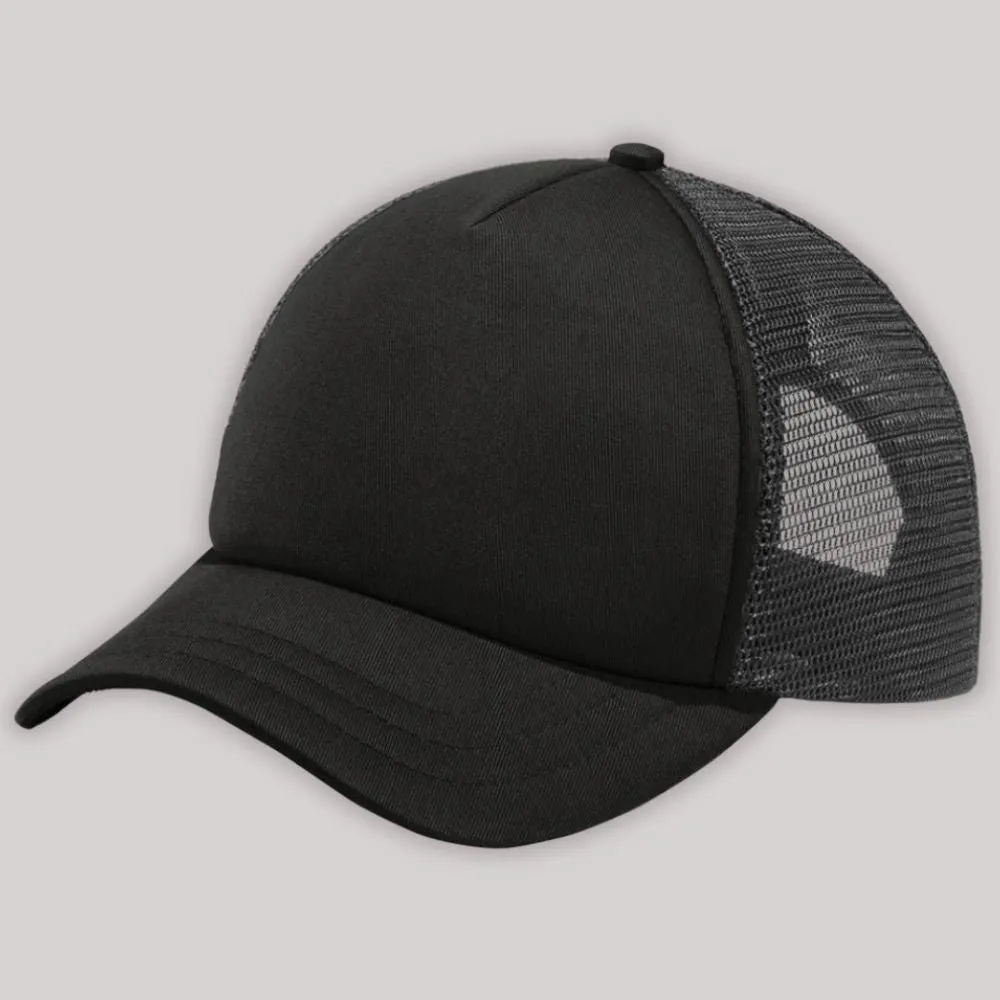 Men's 5-Panel Twill Foam Trucker Cap