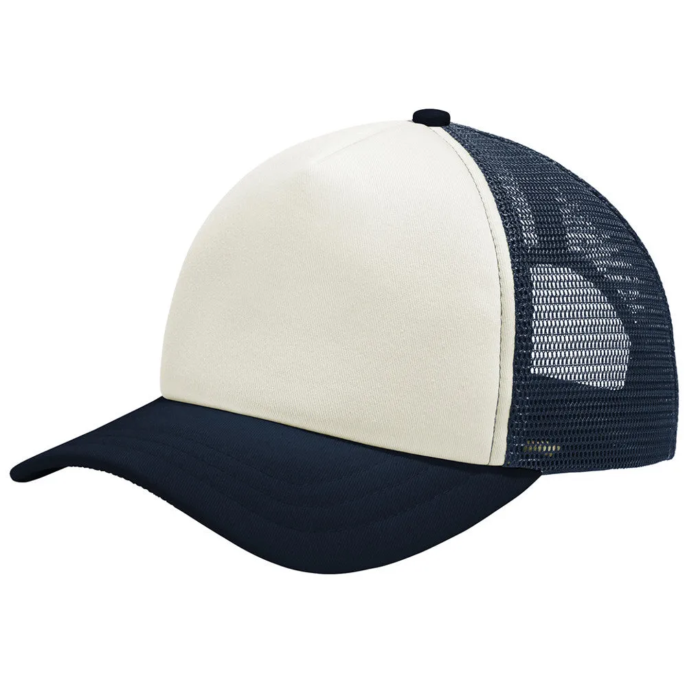 Men's 5-Panel Twill Foam Trucker Cap