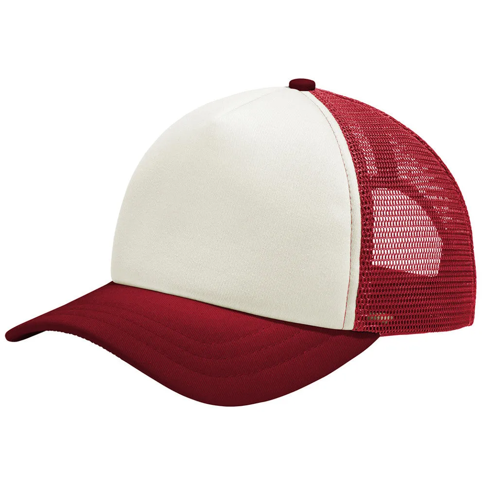 Men's 5-Panel Twill Foam Trucker Cap