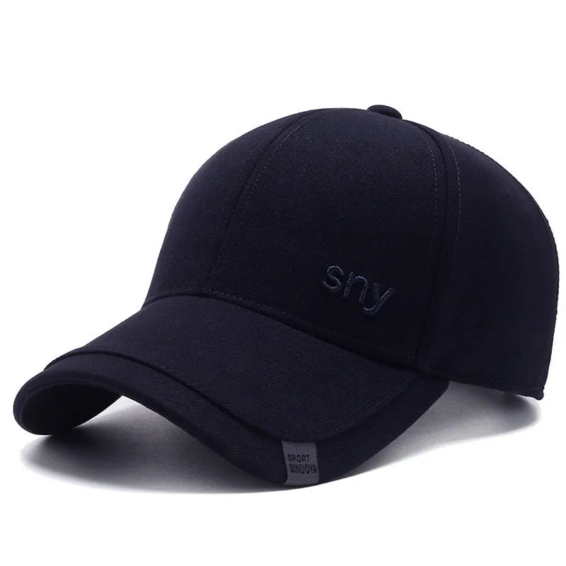 Men's Baseball Caps Brand Snapback Trucker Cap Male Cotton Gorras Hombre Golf Hat Bone Visor Cap Adjustable