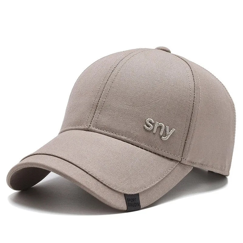 Men's Baseball Caps Brand Snapback Trucker Cap Male Cotton Gorras Hombre Golf Hat Bone Visor Cap Adjustable